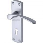 SC-400-SC M.Marcus Sorrento Door Handle Lever Lock Luca Design Satin Chrome Finish