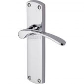 SC-410-PC M.Marcus Sorrento Door Handle Lever Latch Luca Design Polished Chrome Finish