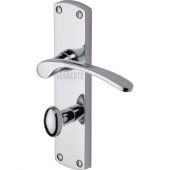 SC-420-PC M.Marcus Sorrento Door Handle For Bathroom Luca Design Polished Chrome Finish
