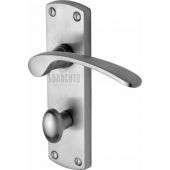 SC-420-SC M.Marcus Sorrento Door Handle For Bathroom Luca Design Satin Chrome Finish