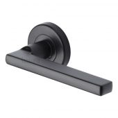 SC-7580-BLK M.Marcus Sorrento Door Handle Lever Latch Vector Design Matt Black Finish
