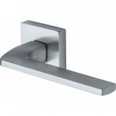 SC-CSQ5062-SC M.Marcus Sorrento Door Handle Lever Latch on Square Rose Indigo Design Satin Chrome Finish