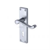 PR600-SC M.Marcus Project Hardware Door Handle Lever Lock Malvern Design Satin Chrome Finish