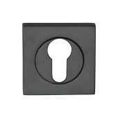 SC-SQ0192-BLK M.Marcus Sorrento Euro Square Escutcheon Matt Black Finish