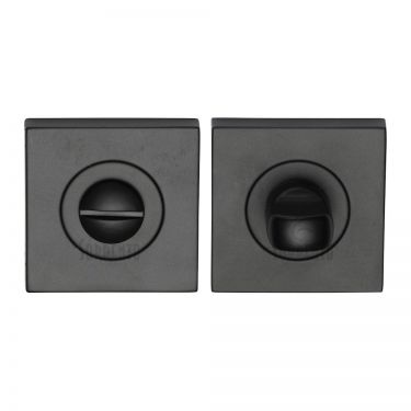 Click Here To Enlarge This Photo Of SC-SQ0195-BLK M.Marcus Sorrento Square Thumbturn & Emergency Release Matt Black Finish