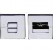 SC-SQ4035-PC M.Marcus Sorrento Thumbturn & Emergency Release on Concealed Square Plate Polished Chrome Finish