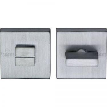 Click Here To Enlarge This Photo Of SC-SQ4035-SC M.Marcus Sorrento Thumbturn & Emergency Release on Concealed Square Plate Satin Chrome Finish