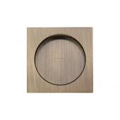 SQ2327-AT Heritage Brass Sliding Door Square Flush Pulls Antique Brass