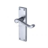 PR605-SC M.Marcus Project Hardware Door Handle Lever Latch Malvern Design Satin Chrome Finish