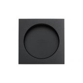 SQ2327-BLK Heritage Brass Sliding Door Square Flush Pulls Black Matt