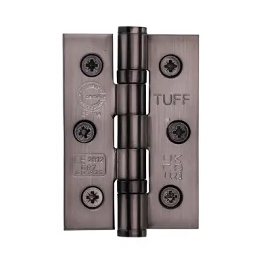 Click Here To Enlarge This Photo Of SS-3X2-MB M&period;Marcus Stainless Steel Line Ball Bearing Hinge 3" x 2" x 2mm Matt Bronze Finish