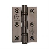 SS-3X2-MB M.Marcus Stainless Steel Line Ball Bearing Hinge 3" x 2" x 2mm Matt Bronze Finish