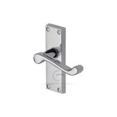 PR610-PC M.Marcus Project Hardware Door Handle Lever Latch Malvern Short Design Polished Chrome Finish