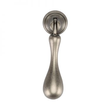 Click Here To Enlarge This Photo Of TK1396-053-DPW M.Marcus Classic Drop Pull 53mm Distressed Pewter on Zinc Finish
