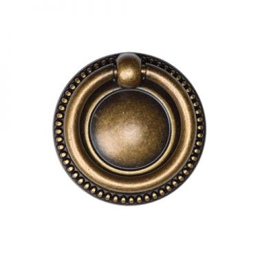 Click Here To Enlarge This Photo Of TK2212-050-DBS M.Marcus Classic Ring Pull 50mm Distressed Brass on Zinc Finish