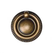 TK2212-050-DBS M.Marcus Classic Ring Pull 50mm Distressed Brass on Zinc Finish