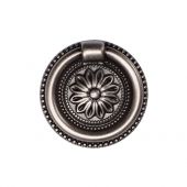 TK2224-047-DPW M.Marcus Floral Ring Pull 47mm Distressed Pewter on Zinc Finish