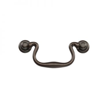 Click Here To Enlarge This Photo Of TK3019-096-LBN M.Marcus Classic Drop Pull 96mm Matt Bronze on Zinc Finish