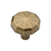 TK4231-032-DBS M.Marcus Terre Cabinet Knob 32mm Distressed Brass on Zinc Finish