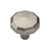 TK4231-032-DPW M.Marcus Terre Cabinet Knob 32mm Distressed Pewter on Zinc Finish