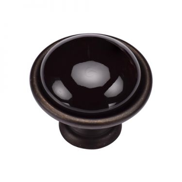 Click Here To Enlarge This Photo Of TK4316-040-LBN M.Marcus Dome Cabinet Knob 40mm Matt Bronze on Zinc Finish