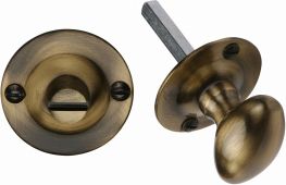 BT15-AT Heritage Brass Oval Turn with Release Antique Brass Finish