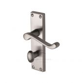 PR620-SC M.Marcus Project Hardware Door Handle For Bathroom Malvern Design Satin Chrome Finish