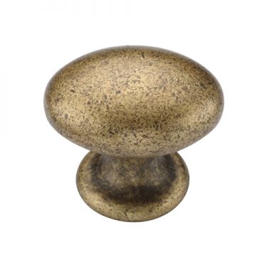 Click Here To Enlarge This Photo Of TK4462-040-DBS M.Marcus Egg Knob 40mm Distressed Brass on Zinc Finish