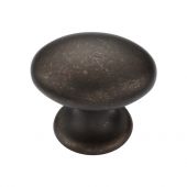 TK4462-040-LBN M.Marcus Egg Knob 40mm Matt Bronze on Zinc Finish