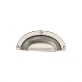 TK5120-064-DPW M.Marcus Faux Screw Bin Pull 64mm Distressed Pewter on Zinc Finish