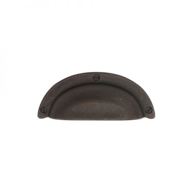 Click Here To Enlarge This Photo Of TK5120-064-LBN M.Marcus Faux Screw Bin Pull 64mm Matt Bronze on Zinc Finish