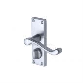 PR625-SC M.Marcus Project Hardware Door Handle For Privacy Set Malvern Short Design Satin Chrome Finish