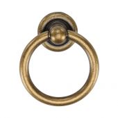 TK9213-042-DBS M.Marcus Classic Round Drop Pull 42mm Distressed Brass on Zinc Finish