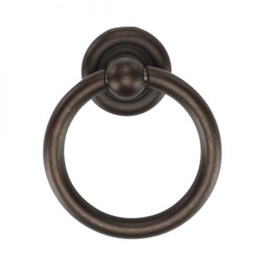 Click Here To Enlarge This Photo Of TK9213-042-LBN M.Marcus Classic Round Drop Pull 42mm Matt Bronze on Zinc Finish