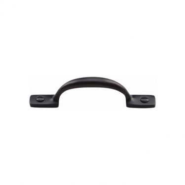 Click Here To Enlarge This Photo Of V1090 152-BKMT Heritage Brass Pull Handle Russell Design 152mm  Matt Black Finish