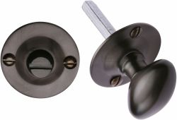 BT15-MB Heritage Brass Oval Turn with Release Matt Bronze Finish
