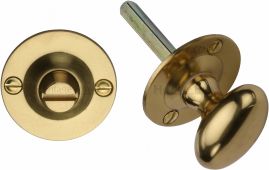 BT15-PB Heritage Brass Oval Turn with Release Polished Brass Finish