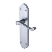 PR7084-SC M.Marcus Project Hardware Door Handle Lever Latch Kensington Design Satin Chrome Finish