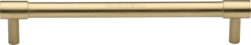 Click Here To Enlarge This Photo Of V4434 160-SB Heritage Brass Cabinet Pull Phoenix Design 160mm ctc Satin Brass Finish