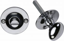BT15-PC Heritage Brass Oval Turn with Release Polished Chrome Finish
