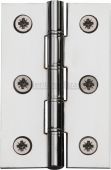 PR88-400-PC Heritage Brass Hinge Brass with Phosphor Washers 3" x 2" Polished Chrome Finish