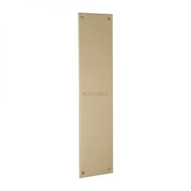 Click Here To Enlarge This Photo Of V740 305-PB Heritage Brass Fingerplate 305x76mm Polished Brass Finish