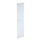 V740 305-SC Heritage Brass Fingerplate 305x76mm Satin Chrome Finish