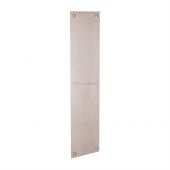 V740 305-SN Heritage Brass Fingerplate 305x76mm Satin Nickel Finish