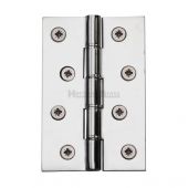 PR88-405-PC Heritage Brass Hinge Brass with Phosphor Washers 4" x 2 ⅝" Polished Chrome Finish
