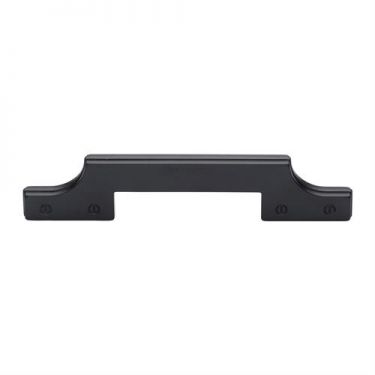 Click Here To Enlarge This Photo Of VF085 128-BLK M.Marcus Detroit Kitchen Cabinet Pull Handle Black Matt Finish