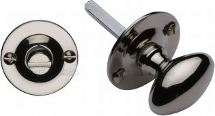 BT15-PNF Heritage Brass Oval Turn with Release Polished Nickel Finish