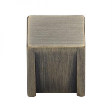 Click Here To Enlarge This Photo Of VF359 22-DB M.Marcus Podium Cabinet Knob Distressed Brass Finish
