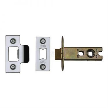 Click Here To Enlarge This Photo Of YKAL2N-PC&PN M.Marcus York Architectural Tubular Latch 2 ½" Polished Chrome/Nickel Finish