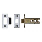 YKAL2N-PC&PN M.Marcus York Architectural Tubular Latch 2 ½" Polished Chrome/Nickel Finish